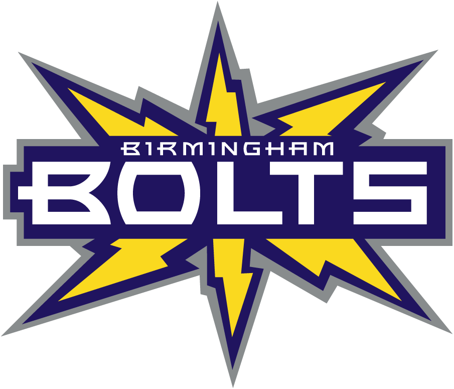 Birmingham Thunderbolts 2001 Alternate Logo vinyl decal